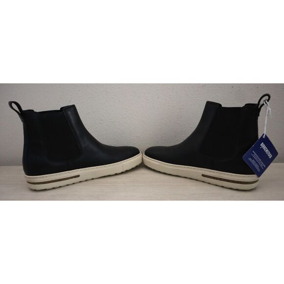 Birkenstock 1028473 Women's Sz 8 Black Leather Bend Chelsea Ankle Booties - Picture 12 of 14